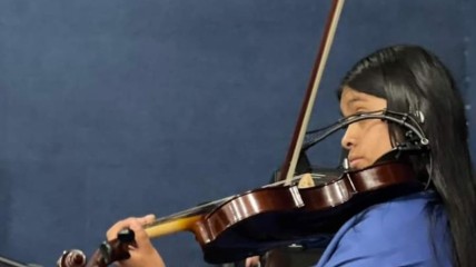 Melody, een meisje met dromen en muziek